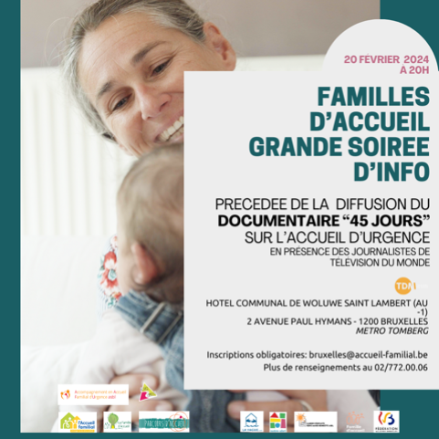 Image illustrant la soirée d'information sur l'accueil familial