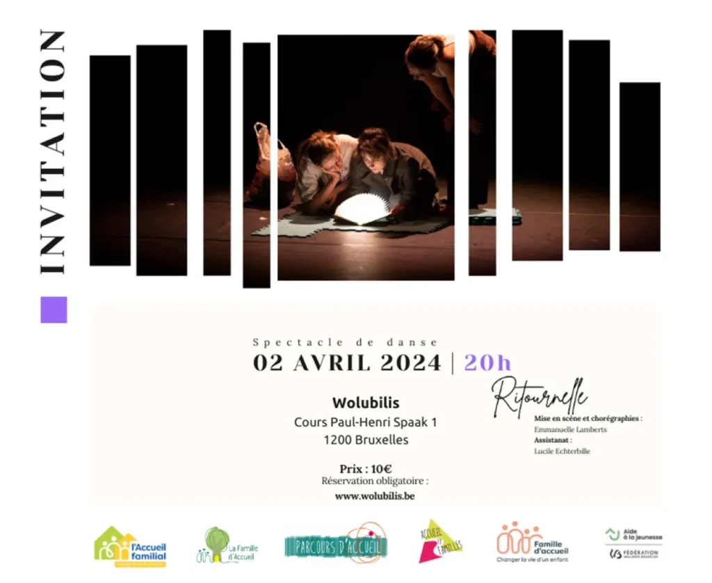 Accueil et Familles - Invitation Ritournelle 2024 FWB