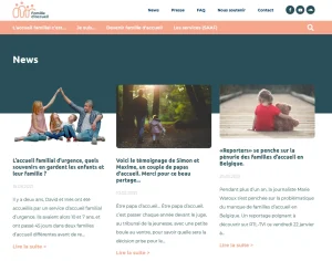 Accueil et Familles - Nouveau Site Web FSAAF