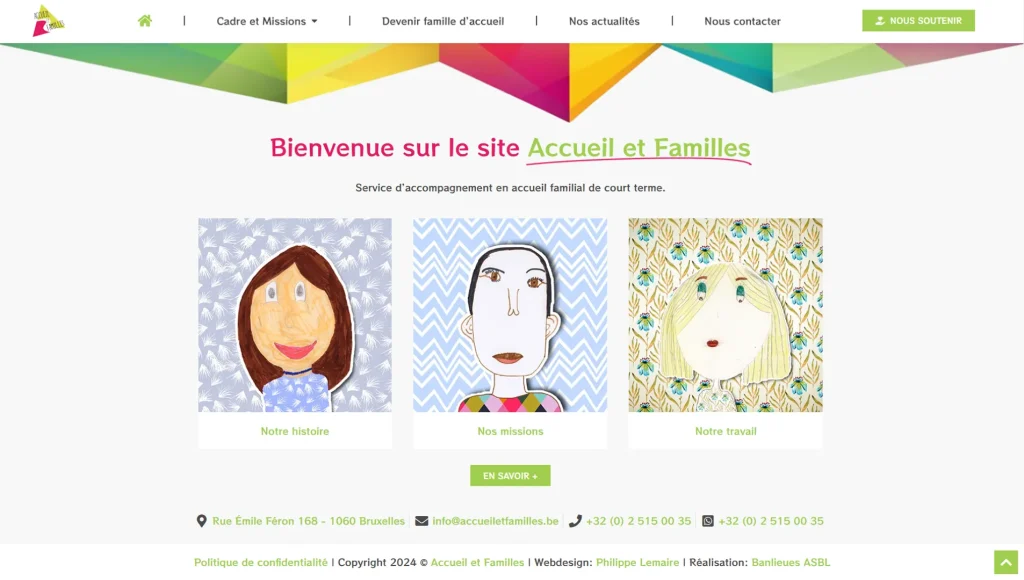 Accueil et Familles - Site Web Accueil et Familles 2024